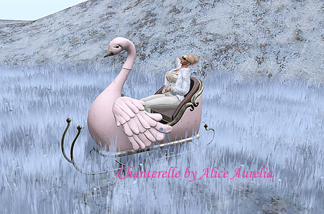 Second Life Marketplace - Serenity Style- Snow Queen Sled Pink